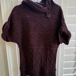 Nine West Plum Cowl Neck Sweater